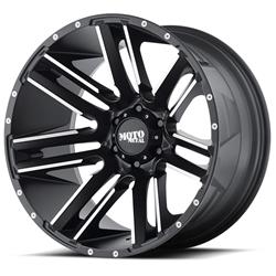 MO978 Satin Black-Machined Wheel 20"x9" 94-18 Dodge Ram 1500